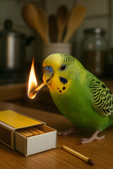 Feathered Firestarter with a Mission