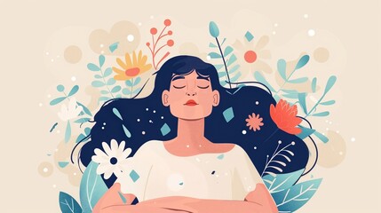 Obraz premium Cortisol hormone and its role in stress response and human health