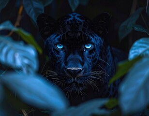 Tajemniczy lampart w gęstwinie dżungli