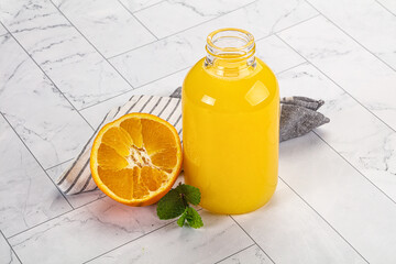 Fresh Orange juice with fruit
