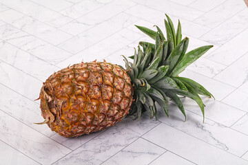 Ripe sweet juicy pineapple fruit