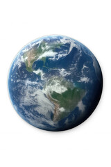 Fototapeta premium The Earth stands prominently against a background of dynamic horizontal lines, illustrating themes of global communication, technology, and progress.