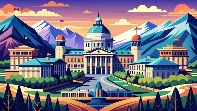 ETH Zurich, Switzerland &ndash; A blend of neoclassical grandeur and modern precision, framed by distant alpine peaks, speaks of innovation and clarity.