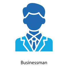 Businessman Vector Icon which can easily modify or edit