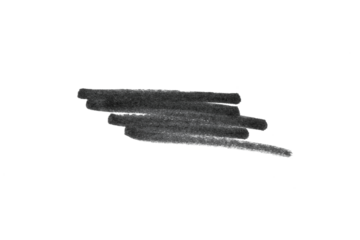 hand drawn black brush pen marker scribble isolated on white or transparent png