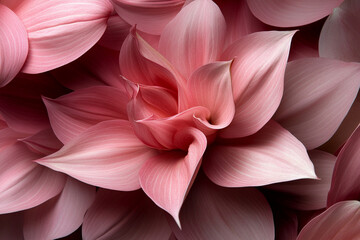 Delicate floral pattern in soft crimson tones showcases natural beauty and harmony