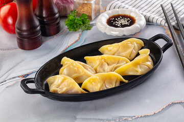Japanese cuisine stuffed dumplings Gyoza