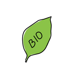 leaf bio symbol icon