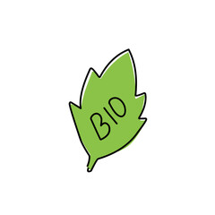 leaf bio symbol icon