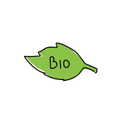 leaf bio symbol icon