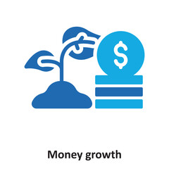 Money growth  Vector Icon which can easily modify or edit