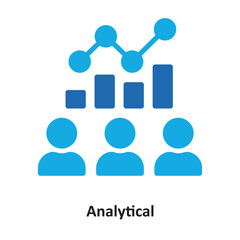 Obraz premium Analytical vector icon which can easily edit or modify 