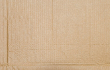 Empty old brown cardboard box paper texture background, blank brown cardboard paper background