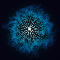 Fractal network branching structure. Organic networks, decisions, computer programming, artificial intelligence, algorithms, machine learning.