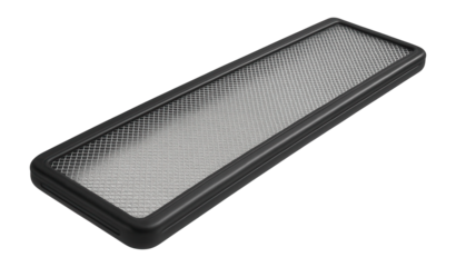 Garden netting to prevent leaves from clogging rain gutters on a two-story house, made from lightweight, rustproof material.