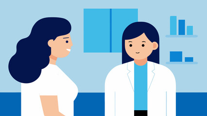 Fototapeta premium doctor and patient