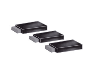 Illustration of USBs lined up in a row