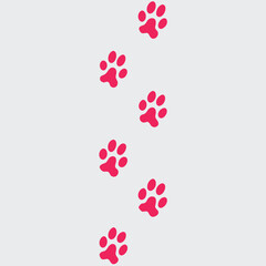 
Pet Paw Prints Pattern