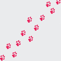 
Pet Paw Prints Pattern