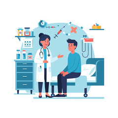 Doctor Patient Consultation Healthcare and Wellness Advice