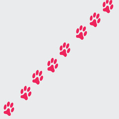
Pet Paw Prints Pattern