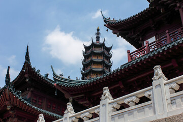 Fototapeta premium Jinshan Temple in Zhenjiang, Jiangsu, China