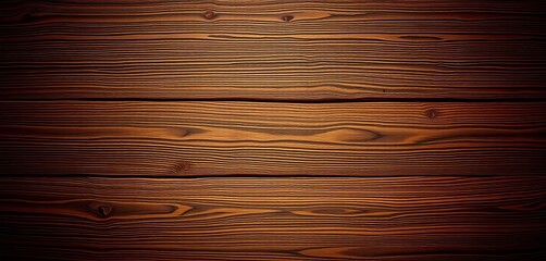 Naklejka premium Rich, dark walnut planks; long, continuous grain , wooden background, dark texture