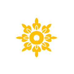 gold mandala ornament