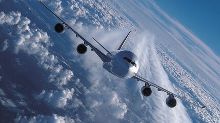 Commercial Jet in Bright Sky/明るい空の商業ジェット9