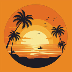 Vintage Surf club vector logo set template. Set of surfing emblems. Vector illustration set of logos on surfing theme. Surf club logo bundle