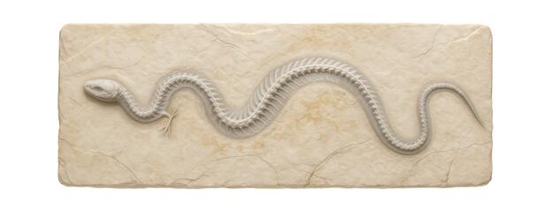 Fossilized impression of a snake ancestor with partially developed limbs