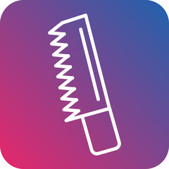 Cutter Line Icon Style