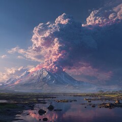 volcano eruption