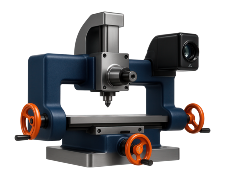 Horizontal milling machine with a gantry-style construction and a laser measurement system for quality control in an aerospace assembly line
