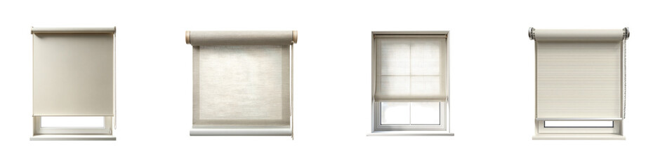 Window blind variations on a presenting home decor options transparent background 