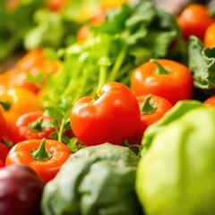 tomatoes and cucumbers