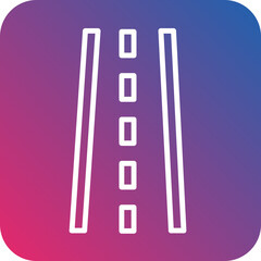 Road Line Icon Style