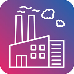 Factory Line Icon Style