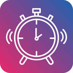 Alarm Line Icon Style