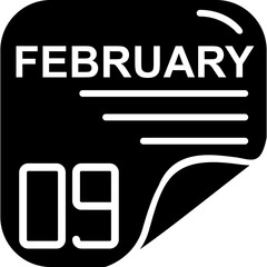February 9 Icon