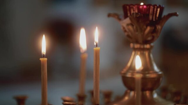 Candlelit Stillness at the Skete of Kyiv-Pechersk Lavra