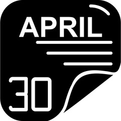April 30 Icon