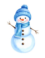 Children's Snowman Illustration