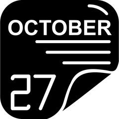 October 27 Icon
