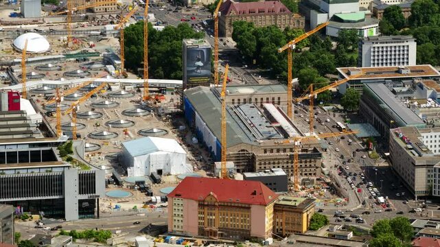 Stuttgart 21 aus der Luft &ndash; Architektonisches Gro&szlig;projekt in 4K