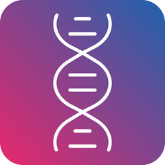 DNA Line Icon Style