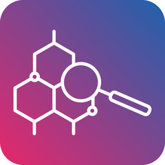 Research Line Icon Style