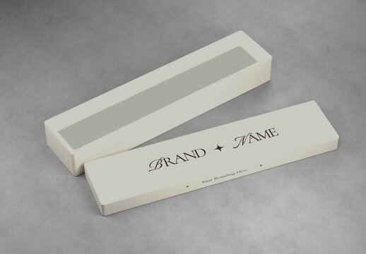 Jewelry Box Necklace Mockup