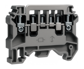 Multi-conductor terminal block with a bridging function for simplified circuit management in control systems