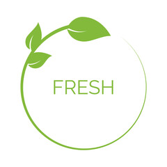 organic product label